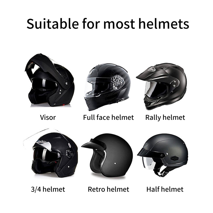 T6 Motorcycle Helmet Bluetooth V5.0 Headset