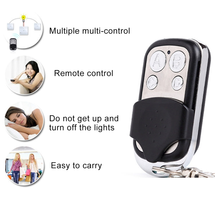 Sonoff Smart 433MHz Wireless 4 Buttons Metal Remote Controller, Remote Control Distance: 20-30m