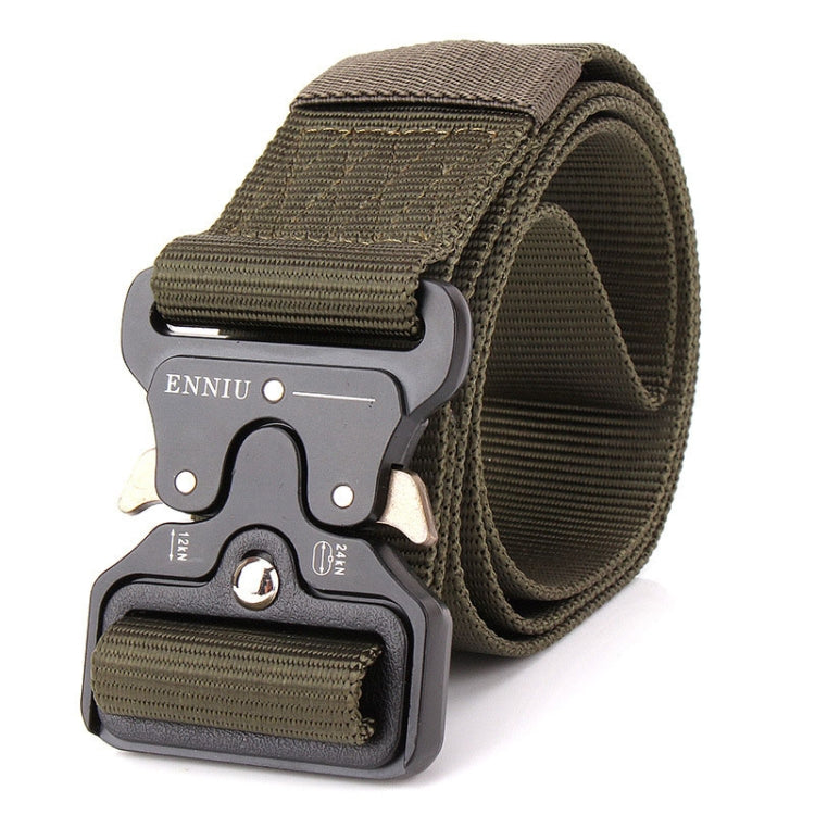 ENNIU 4.3cm Wide Outdoor Casual Nylon Belt Adjustable Multifunction Training Belts for Men