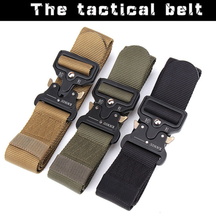 ENNIU 4.3cm Wide Outdoor Casual Nylon Belt Adjustable Multifunction Training Belts for Men