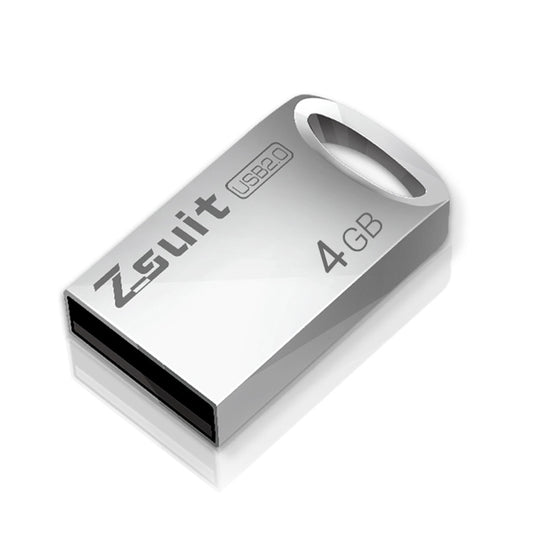 Zsuit 4GB USB 2.0 Mini Metal Ring Shape USB Flash Disk, 4GB USB 2.0