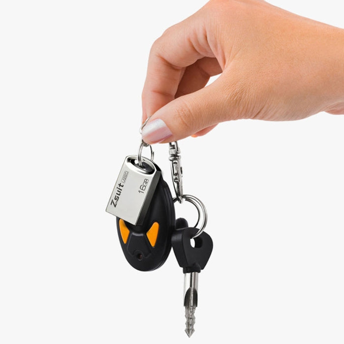 Zsuit 64GB USB 2.0 Mini Metal Ring Shape USB Flash Disk, 64GB USB 2.0