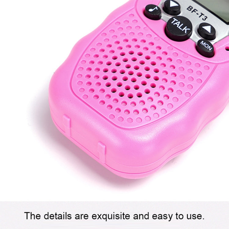 2 PCS BaoFeng BF-T3 1W Children Single Band Radio Handheld Walkie Talkie with Monitor Function, EU Plug, BF-T3 EU Plug