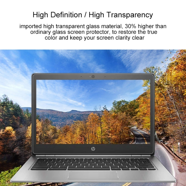 Laptop Screen HD Tempered Glass Protective Film for HP Chromebook 13 G1 (ENERGY STAR) 13.3 inch, For HP Chromebook 13 G1 (ENERGY STAR) 13.3 inch