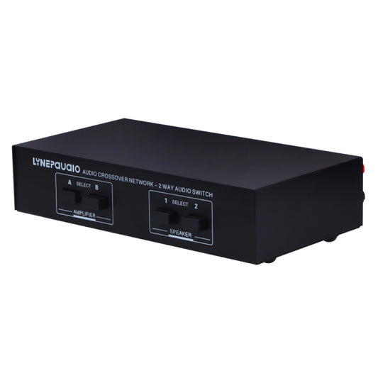 B822 Passive Speaker Switch 2 Channel Power Amplifier Audio Switch Loudspeaker,  2 Input and 2 Output