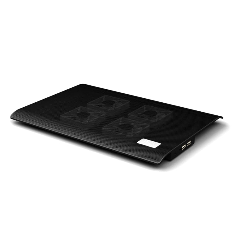 NUOXI L112A Four Fans Adjustable Speed Silent Notebook Computer Cooling Base USB Cooler Pad with 2 x USB Ports