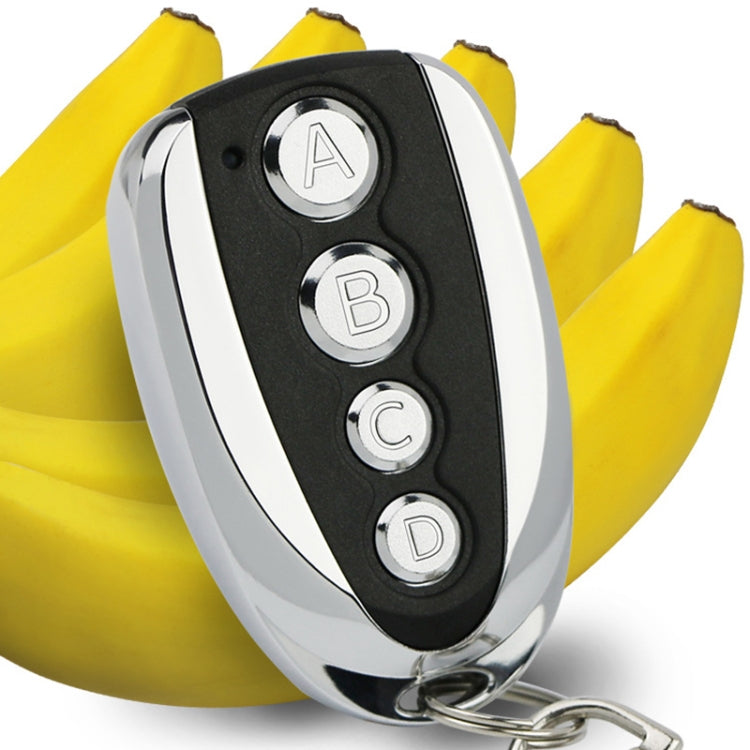 U-shaped 433Mhz Wireless Universal Copy Remote Control Metal 4 Key Garage Door Duplicator Mini Portable Key Controller