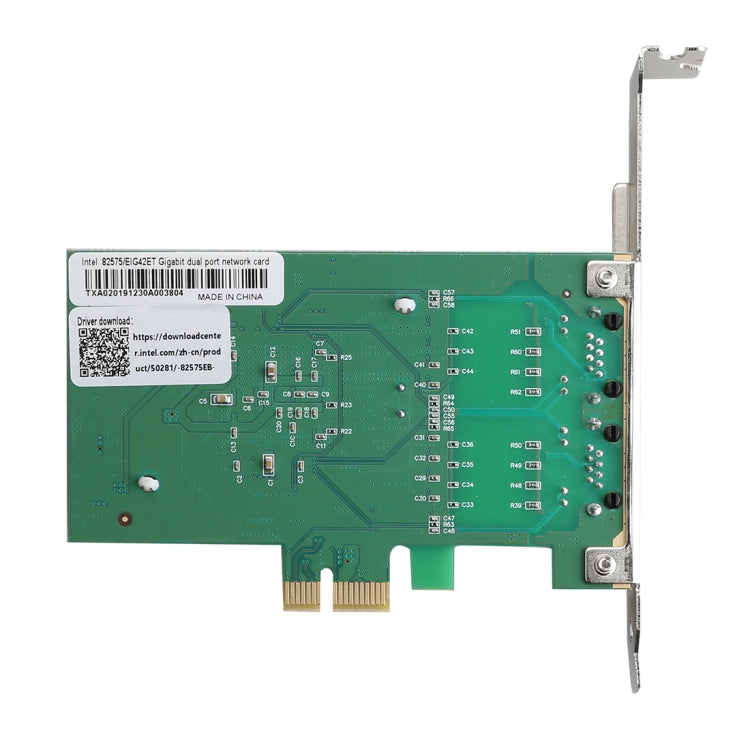 TXA020 Intel 82575 Dual RJ45 Ports NIC 10/100/1000 Gigabit PCI Express PCIE x1 Network Card Adapter, TXA020