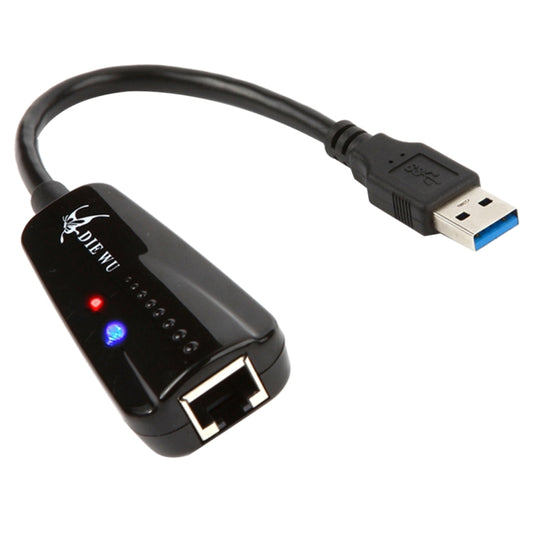 DIE WU TXA042 Realtek 8153 USB 3.0 to Gigabit Ethernet RJ45 LAN 10/100/1000Mbps Network Card Adapter, TXA042
