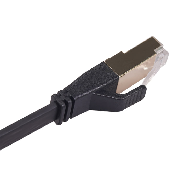 CAT8-2 Double Shielded CAT8 Flat Network LAN Cable, Length: 0.5m