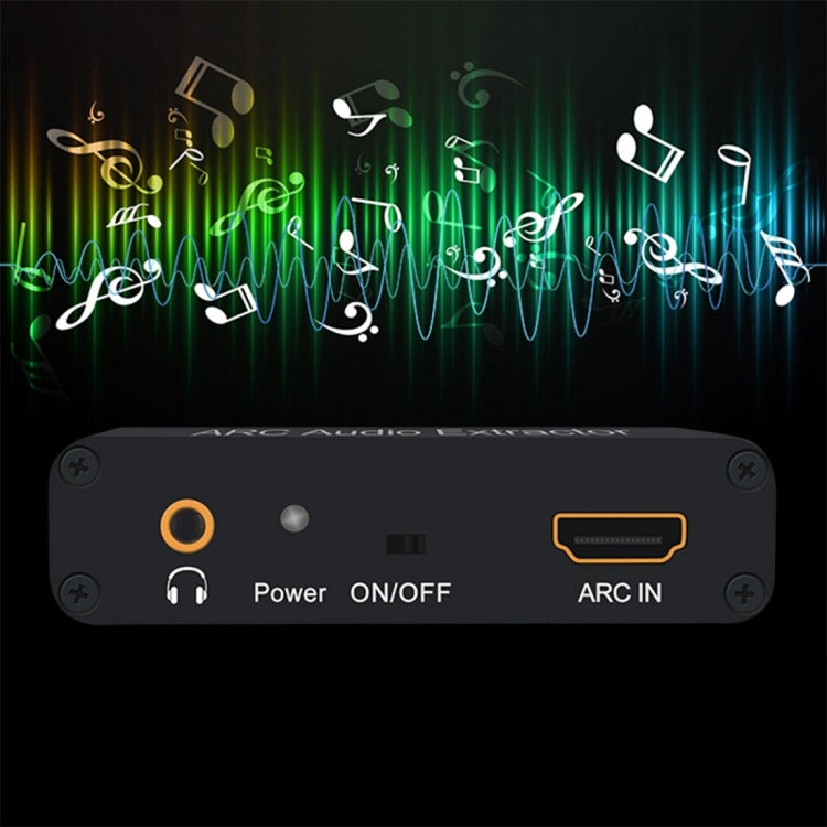 192KHz ARC Audio Extractor HDMI ARC to SPDIF + Coaxial + L/R Converter Audio Return Channel Adapter