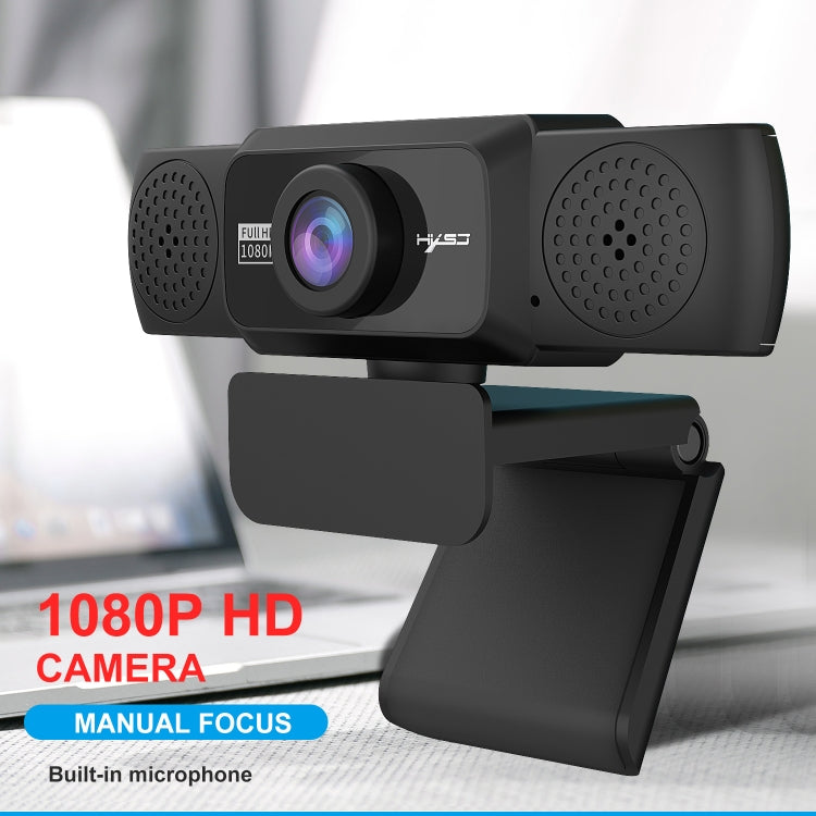 HXSJ S5 1080P Adjustable HD Video Webcam PC Camera with Microphone