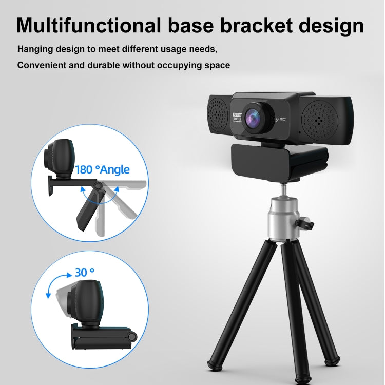 HXSJ S5 1080P Adjustable HD Video Webcam PC Camera with Microphone