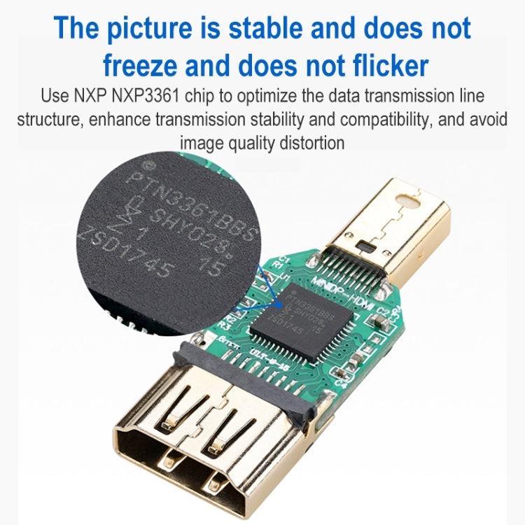 1080P Mini DisplayPort Male to HDMI Female Adapter