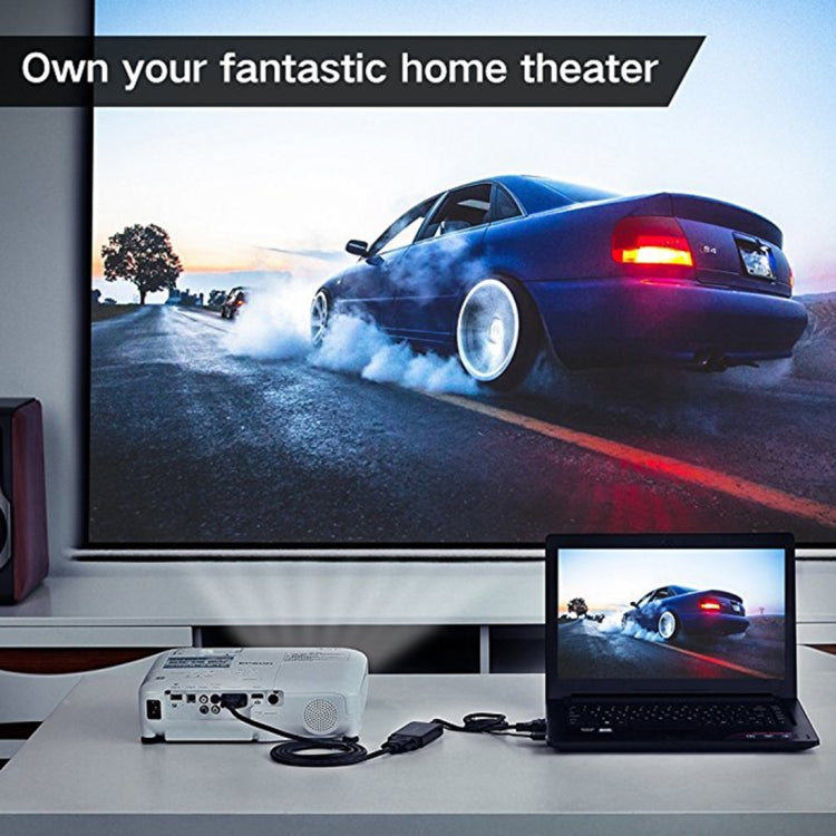 UGREEN MM119 1080P Full HD VGA to DVI (24+1) Male to Female Adapter Cable for Computer, PC, Laptop, HDTV, Projector, DVD Graphics Card and More VGA / DVI Enabled Devices, Cable Length: 50cm