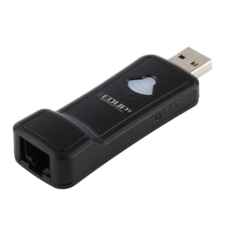 EDUP EP-2911S 300Mbps 2.4GHz Wireless USB Repeater WiFi to RJ45 Network Adapter for TV, Set Top Box, PS4, Xbox, Printer, Projector