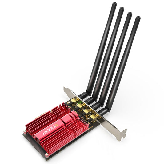 EDUP 9633-800 AC1900Mbps 2.4GHz & 5GHz Dual Band PCI-Express Adapter 4 Antenna External Network Card