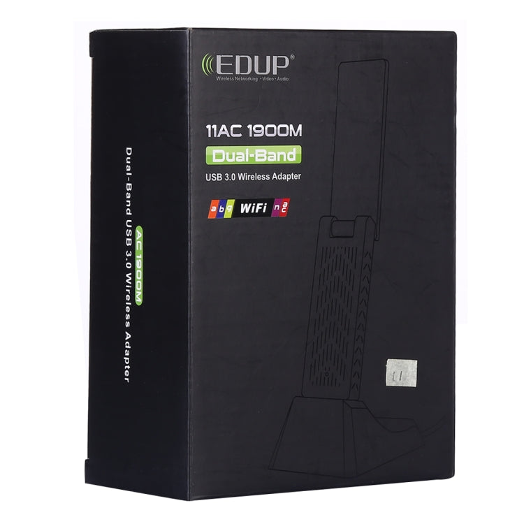 EDUP EP-AC1675 AC1900Mbps 2.4GHz & 5.8GHz Dual Band USB3.0 WiFi Adapter External Network Card
