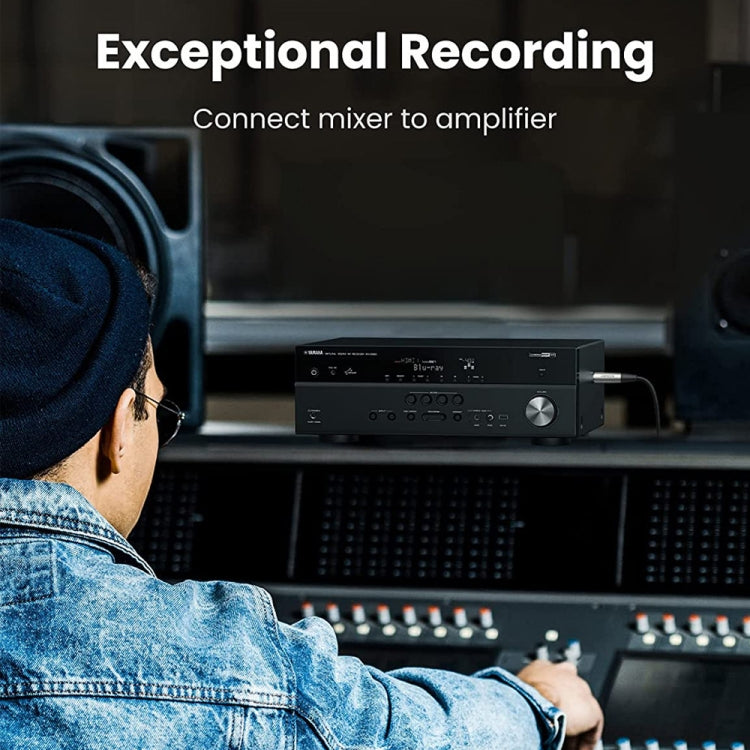 1.8m 3-Pin XLR Male to XLR Female MIC Shielded Cable Microphone Audio Cord