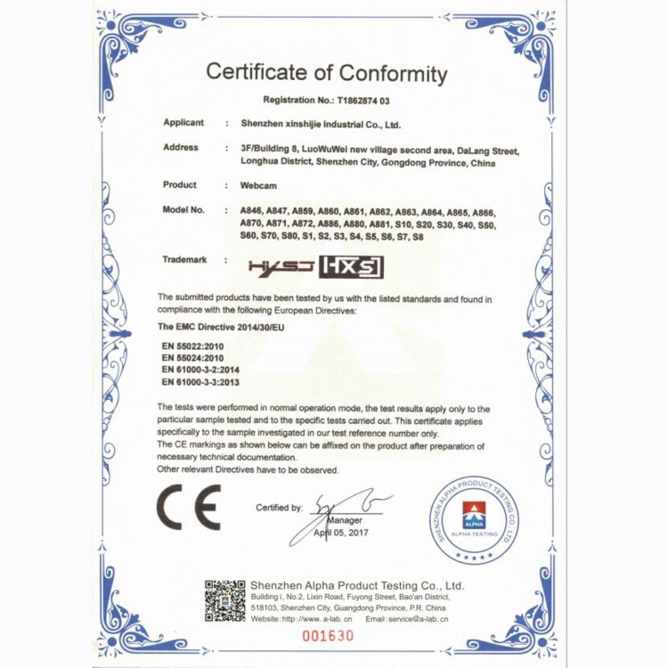 HXSJ S4 1080P Adjustable 180 Degree HD Manual Focus Video Webcam PC Camera with Microphone