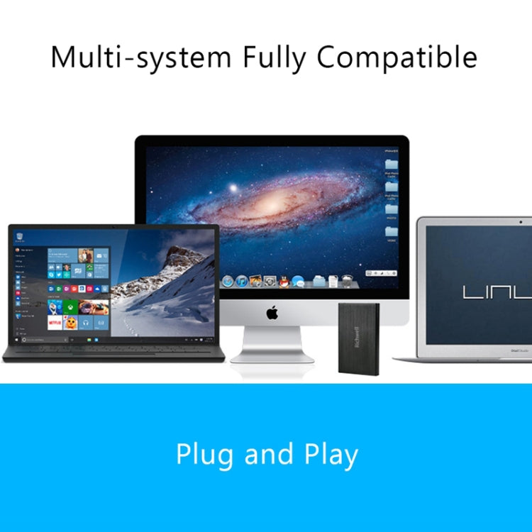 Richwell SATA R23-SATA-320GB 320GB 2.5 inch USB3.0 Interface Mobile Hard Disk Drive, 320GB