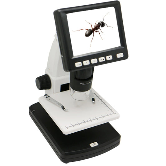 500X 5 Mega Pixels 3.5 inch LCD Standalone Digital Microscope with 8 LEDs, Support TF Card up to 32G (DMS-038M)