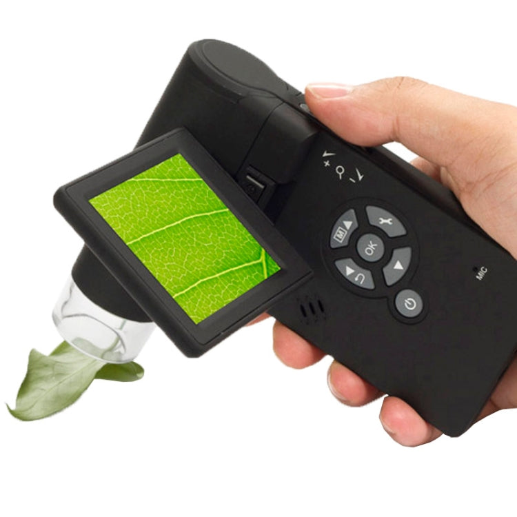 500X 5 Mega Pixels 3 inch LCD Handhold Digital Microscope with 8 LEDs