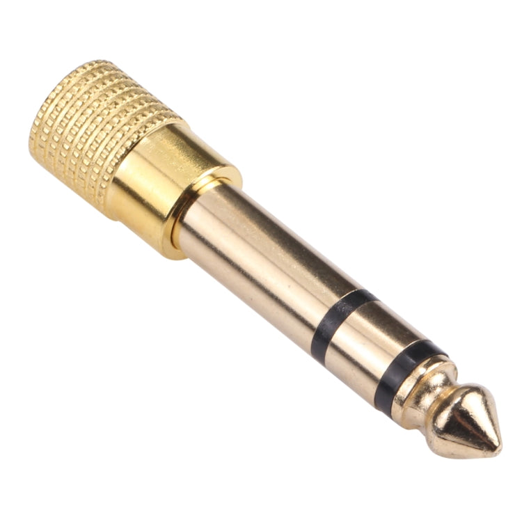 6.35mm Male to 3.5mm Female Audio Jack Adapters (10 Pcs in One Package, the Price is for 10 Pcs)