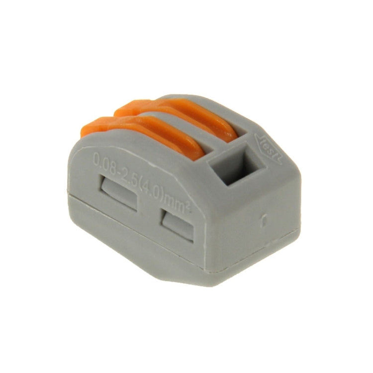 10 PCS Universal Compact 2 Pin Push Clamp Solderless Wire Connector