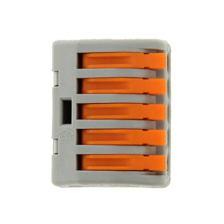 10 PCS Universal Compact 5 Pin Push Clamp Solderless Wire Connector
