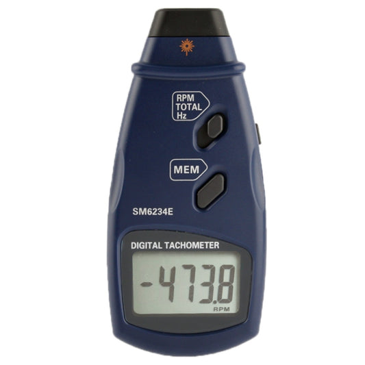 Digital Laser Photo Tachometer Non Contact RPM Tach , SM6234E