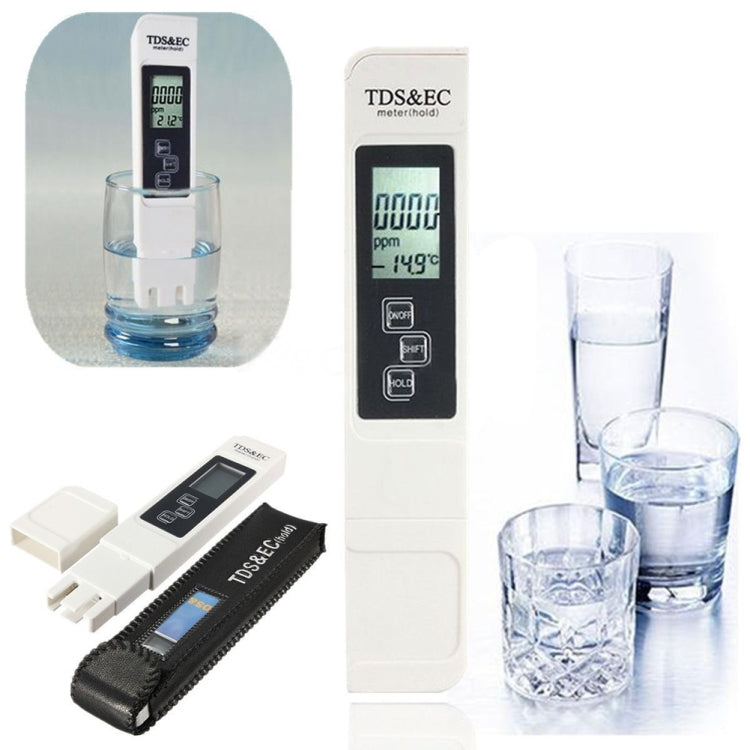 Digital Multi-function LCD Monitor TDS & EC Meter Water Measurement Test Tool