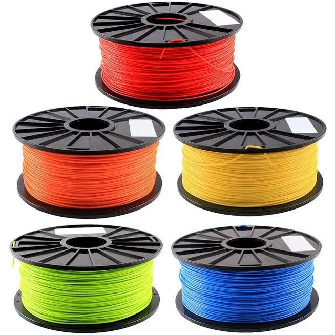 PLA 3.0 mm Fluorescent 3D Printer Filaments, about 115m