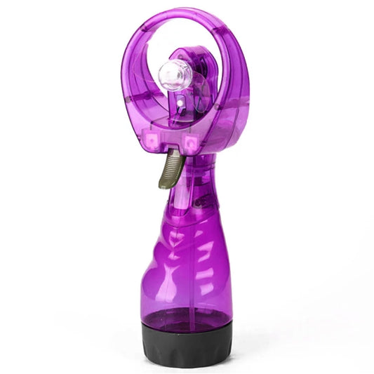 YC-8333 Hand-held Water Spray Fan (Color Random Delivery), YC-8333 Purple, YC-8333 Green