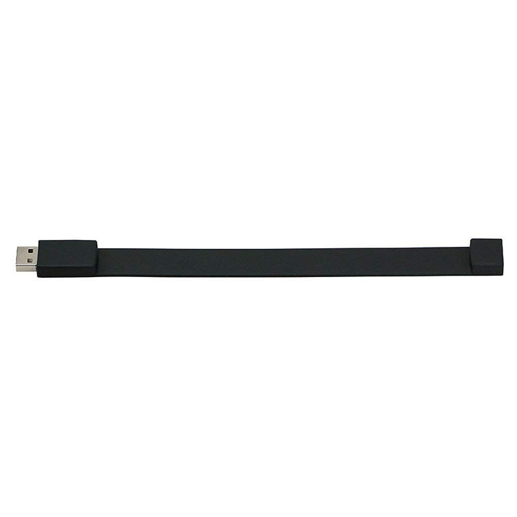 4GB Silicon Bracelets USB 2.0 Flash Disk, 4GB (Black)