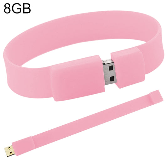 8GB Silicon Bracelets USB 2.0 Flash Disk, 8GB