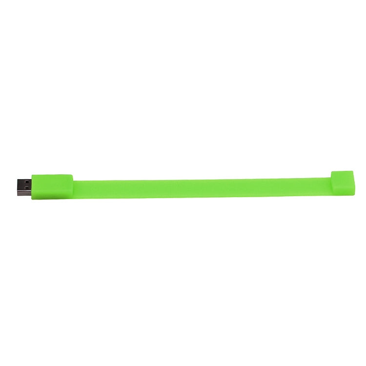 8GB Silicon Bracelets USB 2.0 Flash Disk, 8GB (Green)