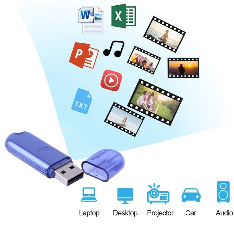 4GB USB Flash Disk, 4GB (Blue)