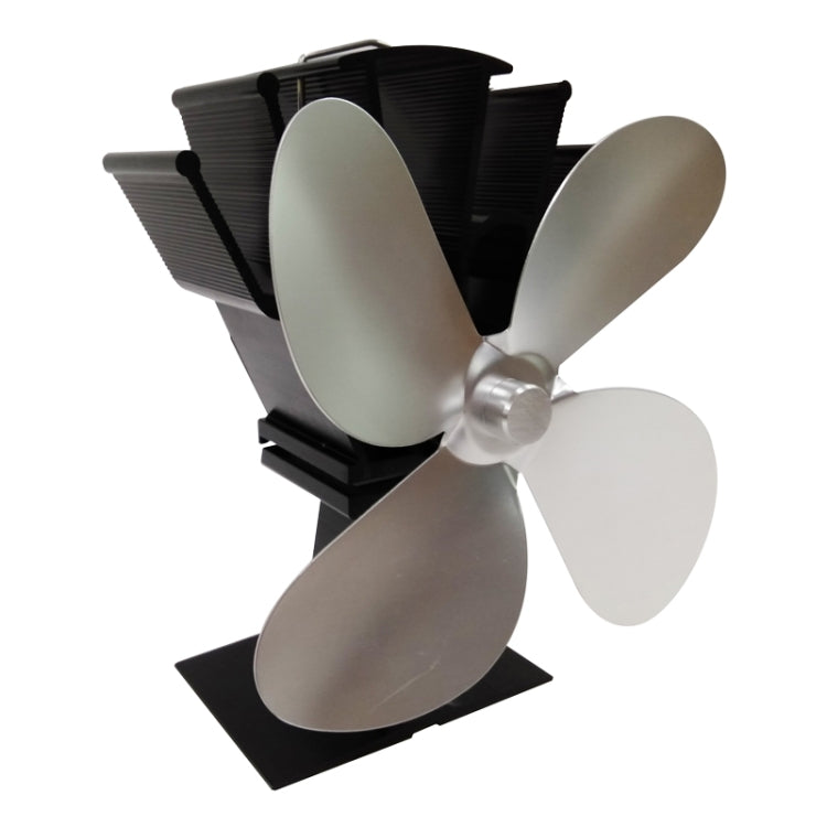 YL603 Eco-friendly Aluminum Alloy Heat Powered Stove Fan with 4 Blades for Wood / Gas / Pellet Stoves