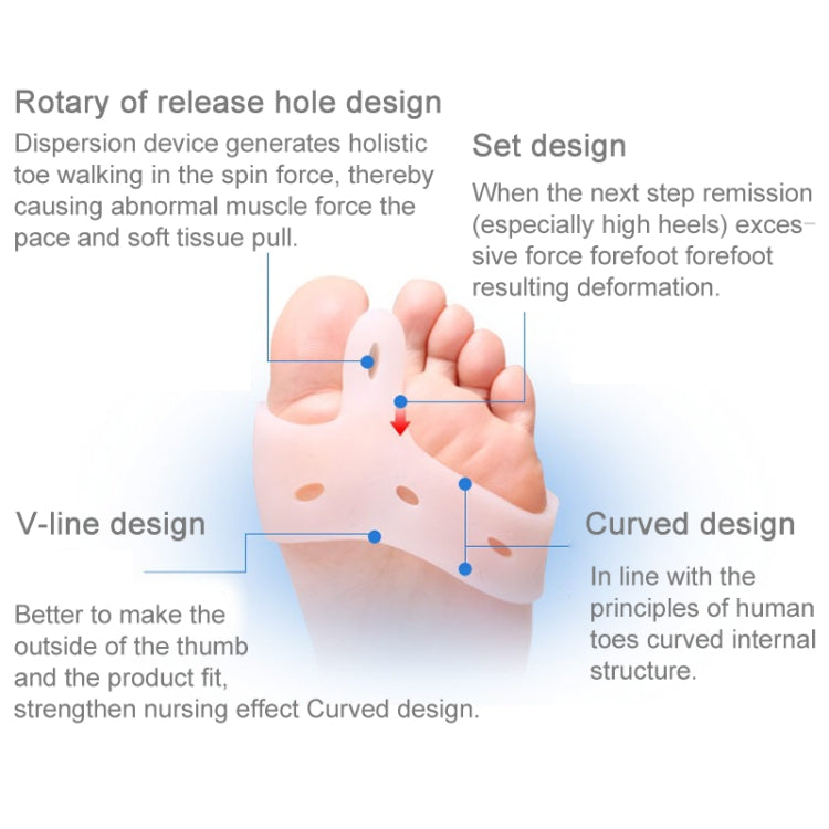 1 Pair ZRWC27 Special Orthopedic Braces for Hallux valgus
