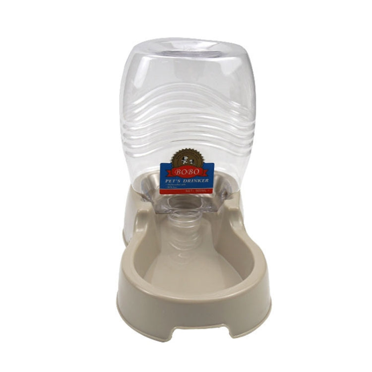 Utility Automatic Drinking Water Dispenser Detachable Bottle with Dish Feeder for Cats and Dogs， Random Color Delivery, Detachable Bottle with Dish Feeder