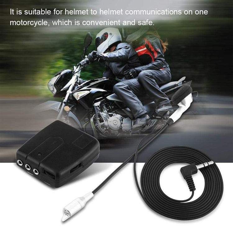 2 PCS Multi-using Wired Motorcycle Interphone