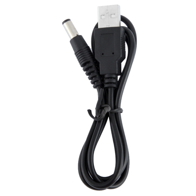 USB Male to DC 5.5 x 2.1mm Power Cable, Length: 1.2m