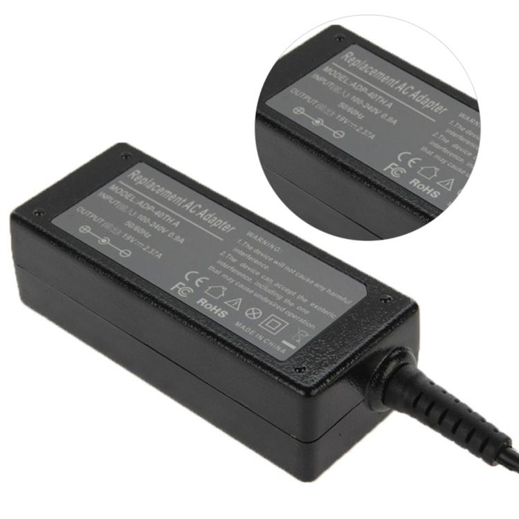 ADP-40THA 45W 19V 2.37A AC Adapter for Asus Laptop, Output Tips: 4.0mm x 1.35mm