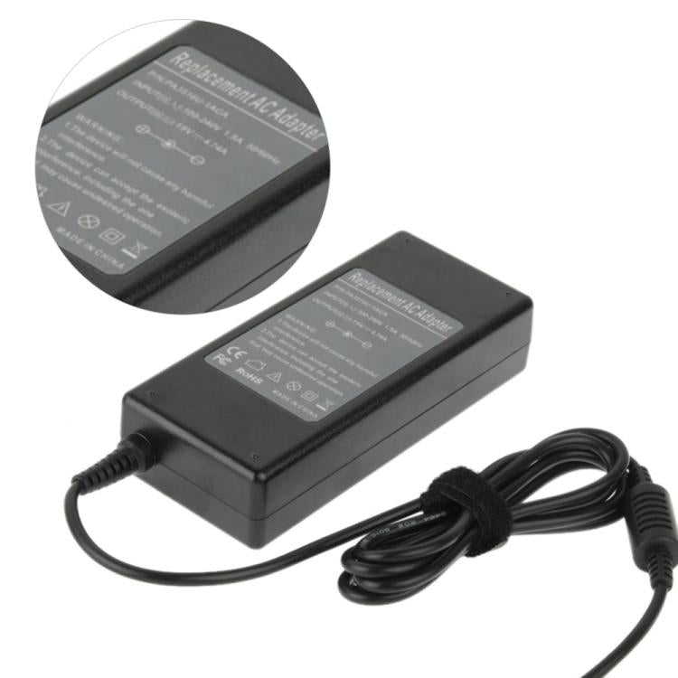 90W 19V 4.74A AC Adapter for Toshiba Networking, Output Tips: 5.5 x 2.5mm
