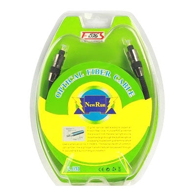 Braided Optical Audio Cable, OD: 5.0mm, Length: 2m