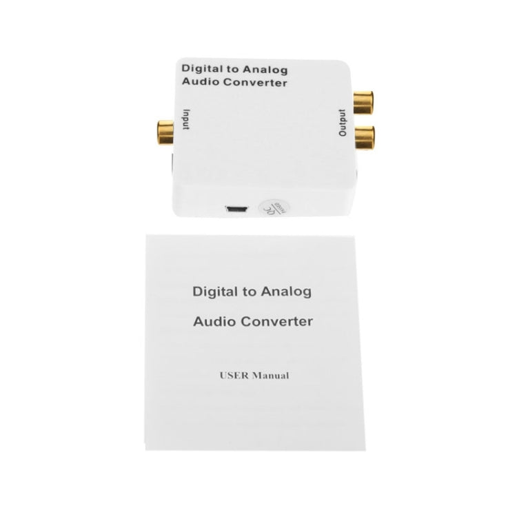 Digital to Analog Audio Converter / Mini Audio Decoder, Size: 72 x 55 x 20mm