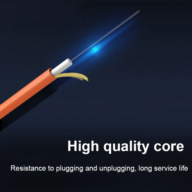 SC-SC Single-Core Multi Mode Fiber Optic Jumper,Length: 3m