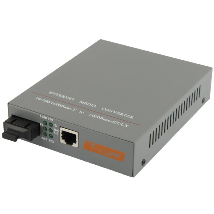10/100/1000M Single mode Gigabit Adaptive Optical Transceiver
