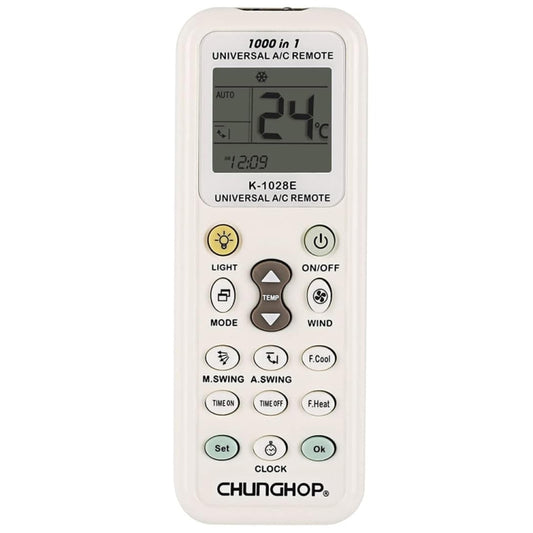 Chunghop K-1028E 1000 in 1 Universal A/C Remote Controller with Flashlight